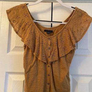 American Eagle Off the Shoulder Crop Top Size XS